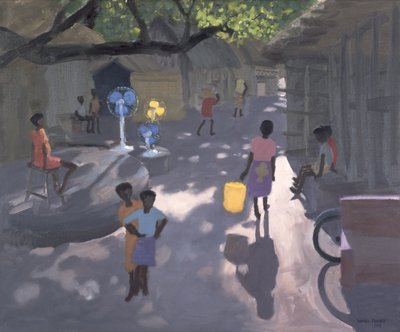 Fan Seller, Malindi, Kenya by Andrew Macara